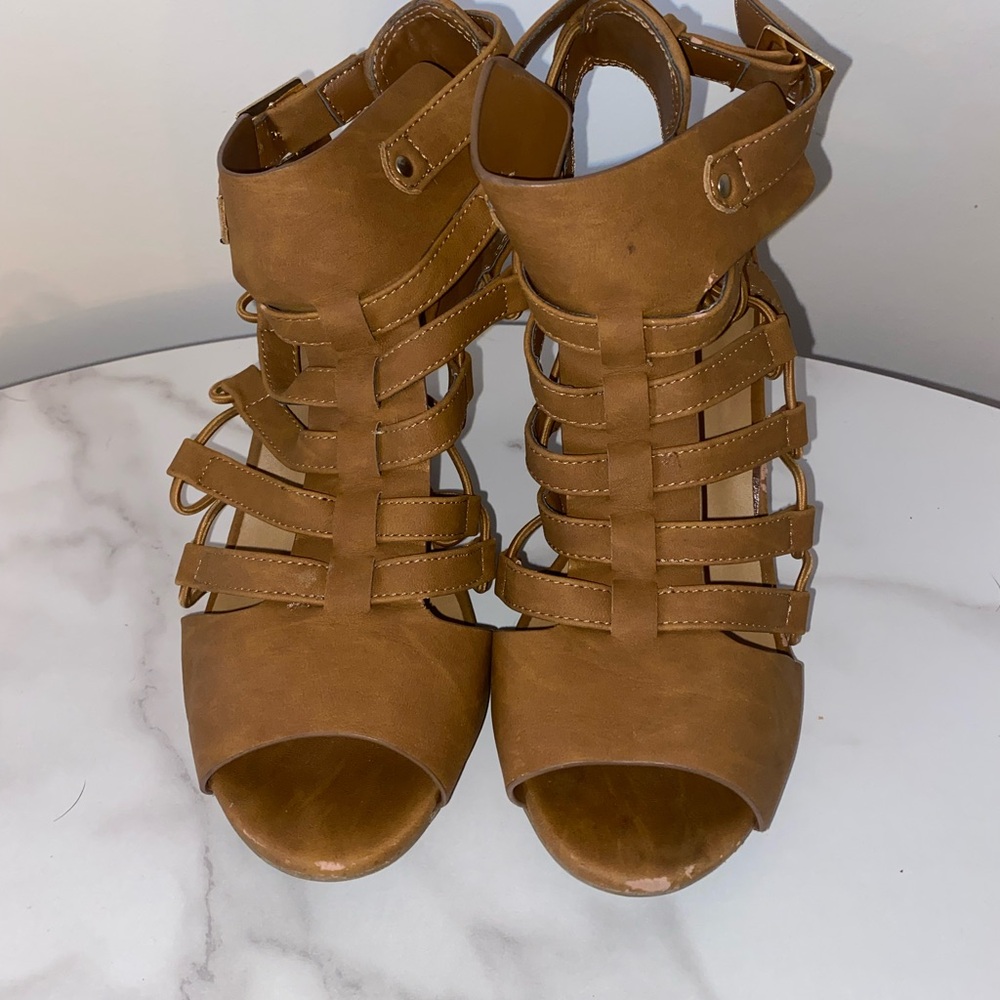Brown Strappy Women's Sandals